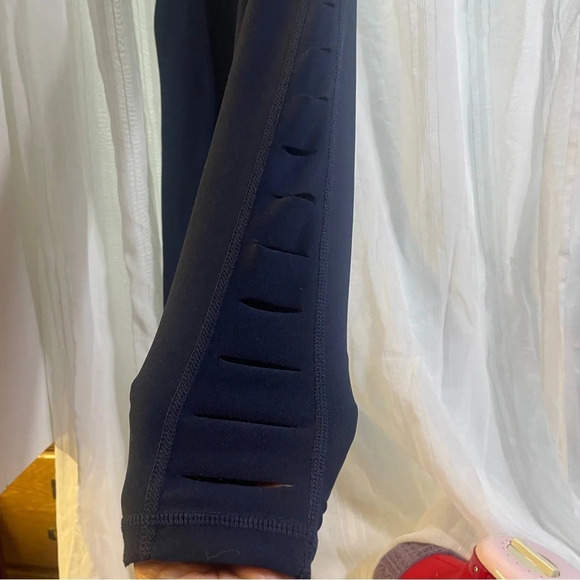 2 for 25 90 degrees leggings navet blue with slits up leg size youth large - Picture 2 of 6
